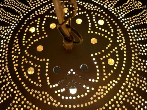 Handmade Moroccan Brass Pendant Light – Elegant Lighting (PL 1078)